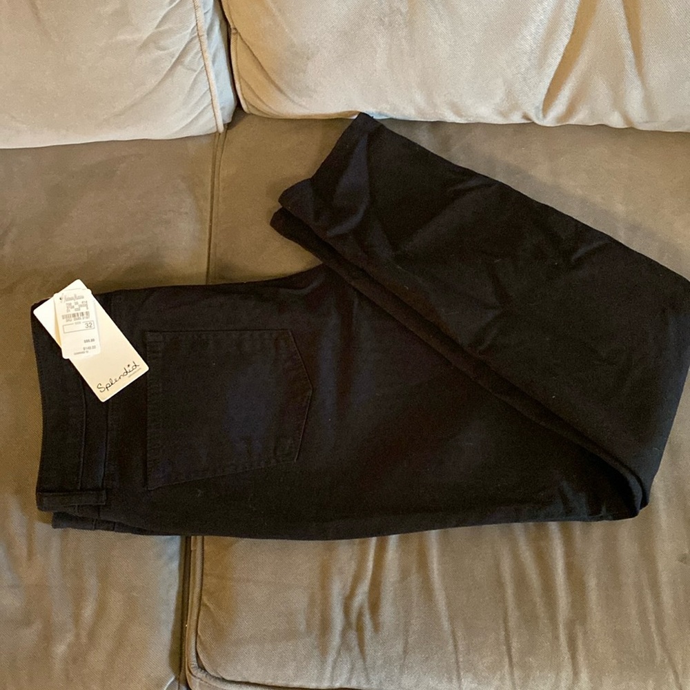 NWT Splendid Jeans, 32, Bought at Neiman Marcus, inseam 29”, black